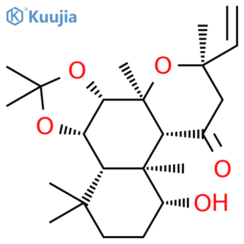 (2S,7S,13S,6R,9R,14R)-14-hydroxy-4,4,7,9,13,17,17-heptamethyl-3,5,8-trioxa-9-vinyltetracyclo[11.4.0.02,6.07,12]heptadecan-11-one structure