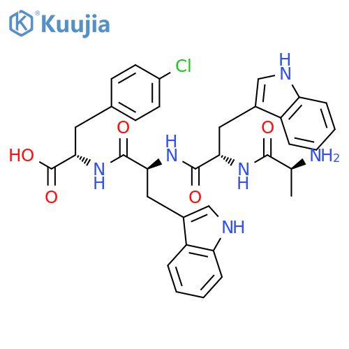 L-Phenylalanine, L-alanyl-L-tryptophyl-L-tryptophyl-4-chloro- structure