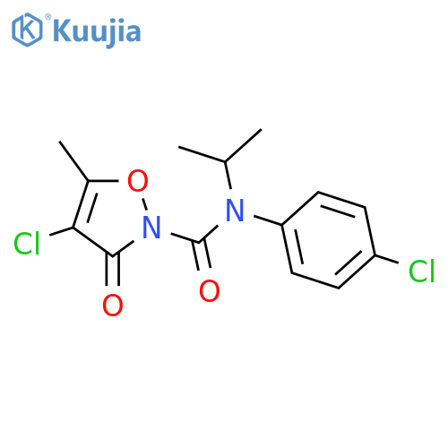 2(3H)-Isoxazolecarboxamide, 4-chloro-N-(4-chlorophenyl)-5-methyl-N-(1-methylethyl)-3-oxo- structure