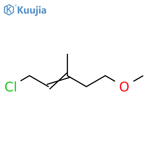 2-Pentene, 1-chloro-5-methoxy-3-methyl- structure