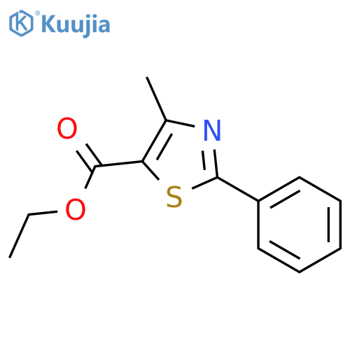 ethyl 4-methyl-2-phenyl-thiazole-5-carboxylate structure