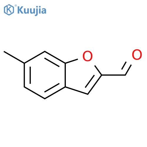 6-methyl-1-benzofuran-2-carbaldehyde structure