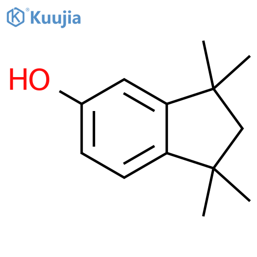 1,1,3,3-tetramethyl-2,3-dihydro-1H-inden-5-ol structure