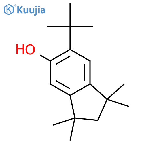 1H-Inden-5-ol,6-(1,1-dimethylethyl)-2,3-dihydro-1,1,3,3-tetramethyl- structure