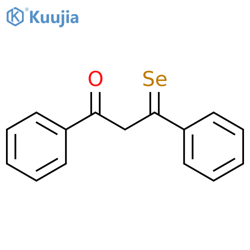 1-Propanone, 1,3-diphenyl-3-selenoxo- structure
