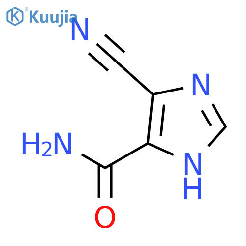 5-Cyano-1H-imidazole-4-carboxamide Hydrate structure