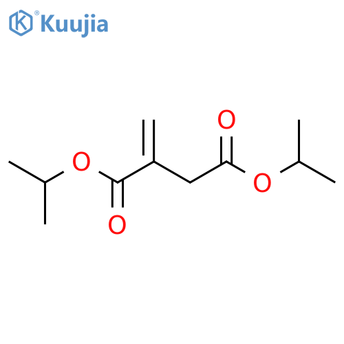 Butanedioic acid,2-methylene-, 1,4-bis(1-methylethyl) ester structure