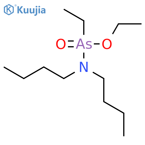 Arsonamidic acid, N,N-dibutyl-As-ethyl-, ethyl ester structure