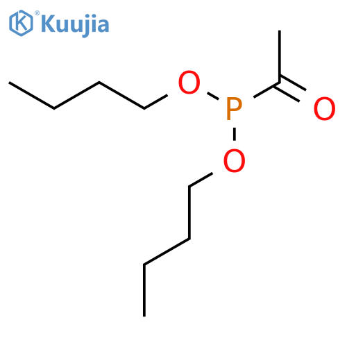 Phosphonous acid, acetyl-, dibutyl ester structure