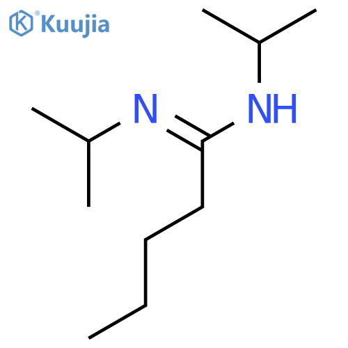 Pentanimidamide, N,N'-bis(1-methylethyl)- structure