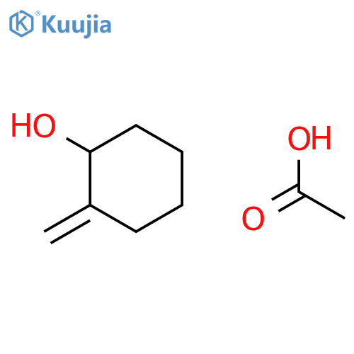 Cyclohexanol, 2-methylene-, acetate structure