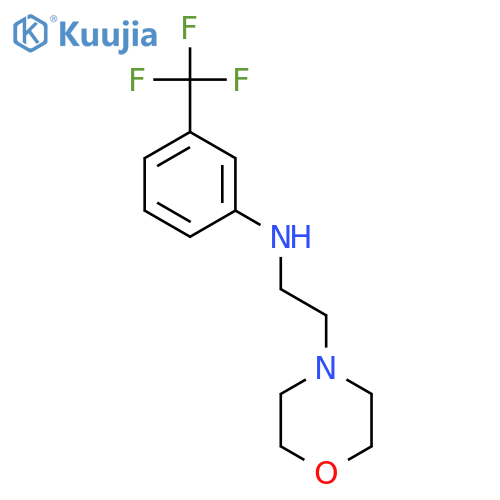 N-2-(morpholin-4-yl)ethyl-3-(trifluoromethyl)aniline structure