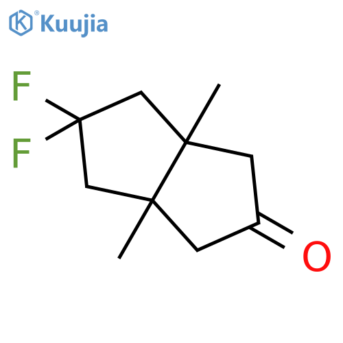 2(1H)-Pentalenone, 5,5-difluorohexahydro-3a,6a-dimethyl- structure