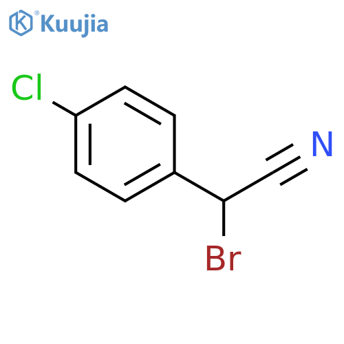 2-bromo-2-(4-chlorophenyl)acetonitrile structure