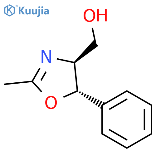 4-Oxazolemethanol,4,5-dihydro-2-methyl-5-phenyl-, (4S,5S)- structure