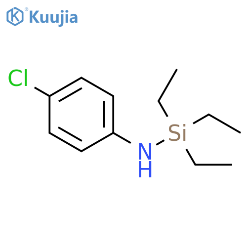 Silanamine, N-(4-chlorophenyl)-1,1,1-triethyl- structure