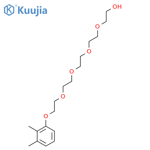 3,6,9,12-Tetraoxatetradecan-1-ol, 14-(dimethylphenoxy)- structure