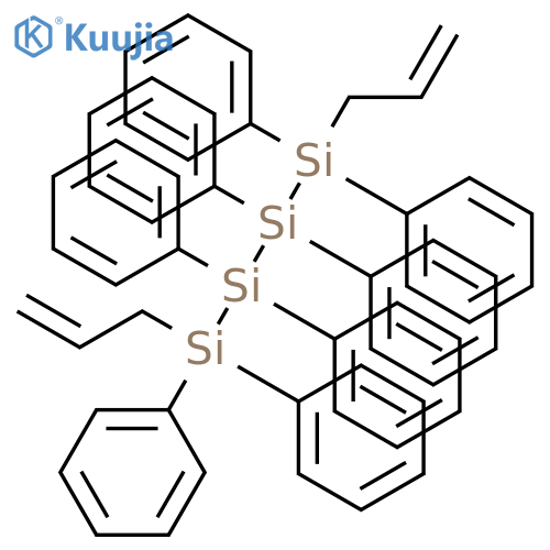 Tetrasilane, 1,1,2,2,3,3,4,4-octaphenyl-1,4-di-2-propenyl- structure