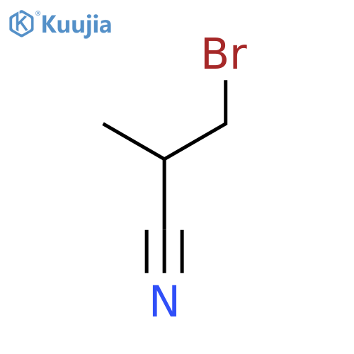 3-bromo-2-methylpropanenitrile structure