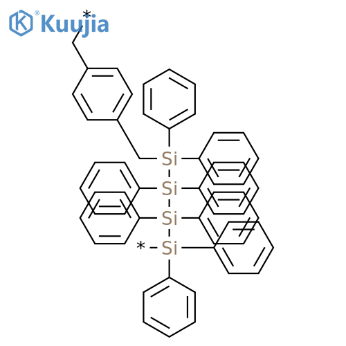 POLY[(1,1,2,2,3,3,4,4-OCTAPHENYL-1,4-TETRASILANEDIYL)METHYLENE-1,4-PHENYLENEMETHYLENE] structure