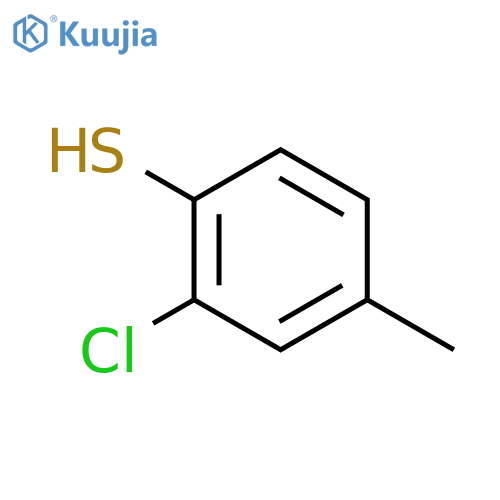 2-chloro-4-methylbenzene-1-thiol structure