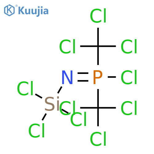 PHOSPHINIMIDIC CHLORIDE, P,P-BIS(TRICHLOROMETHYL)-N-(TRICHLOROSILYL)- structure