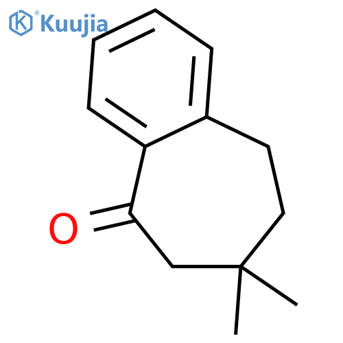 7,7-dimethyl-6,7,8,9-tetrahydro-5H-benzo7annulen-5-one structure