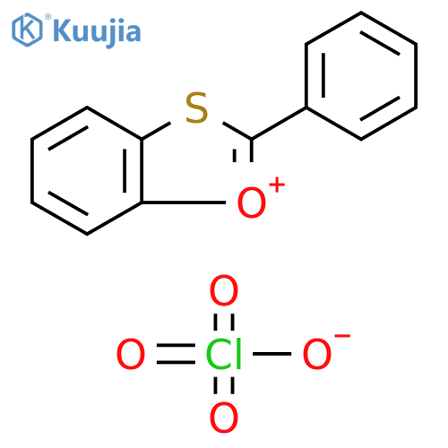 1,3-Benzoxathiol-1-ium, 2-phenyl-, perchlorate structure