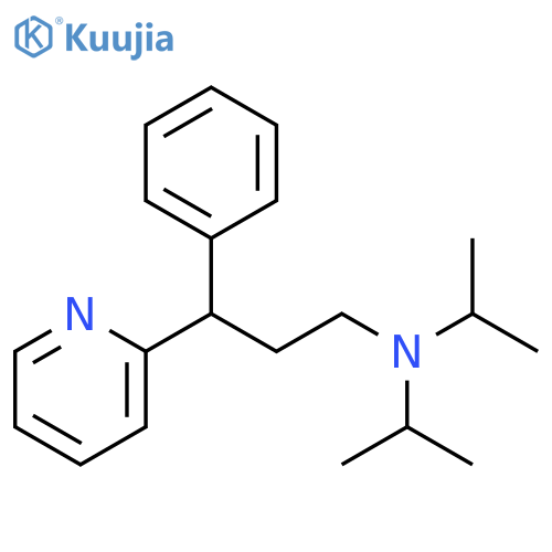 2-Pyridinepropanamine, N,N-bis(1-methylethyl)-γ-phenyl- structure