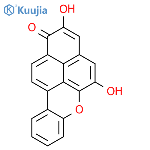 2,5-dihydroxy-6-oxabenzo[def]chrysen-1-one structure