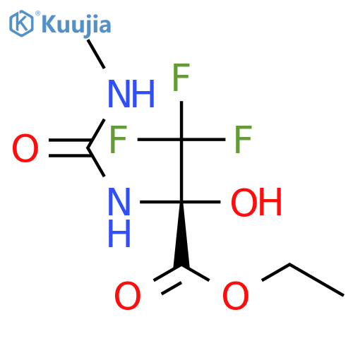 ALANINE, 3,3,3-TRIFLUORO-2-HYDROXY-N-[(METHYLAMINO)CARBONYL]-, ETHYL ESTER structure