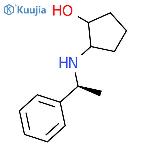 Trans (+/-)-2-((R)-1-Phenylethylamino)Cyclopentanol structure