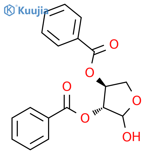 2,3,4-Furantriol, tetrahydro-, 3,4-dibenzoate, (3R,4S)- structure