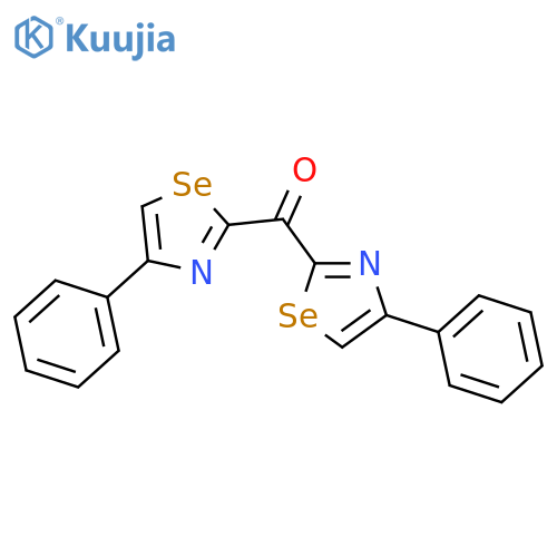 Methanone, bis(4-phenyl-2-selenazolyl)- structure