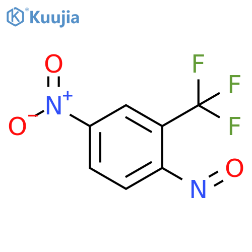 Benzene, 4-nitro-1-nitroso-2-(trifluoromethyl)- structure