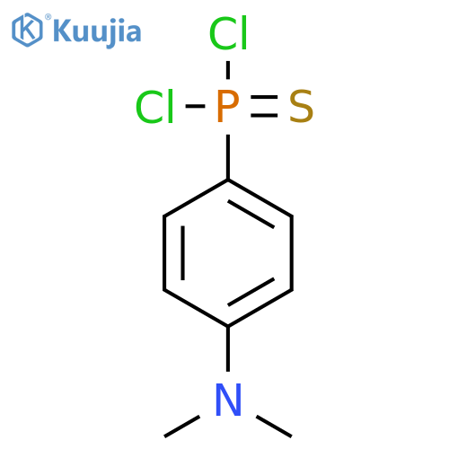 Phosphonothioic dichloride, [4-(dimethylamino)phenyl]- structure