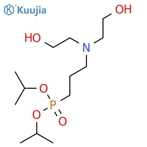 PHOSPHONIC ACID, [3-[BIS(2-HYDROXYETHYL)AMINO]PROPYL]-, BIS(1-METHYLETHYL) ESTER structure