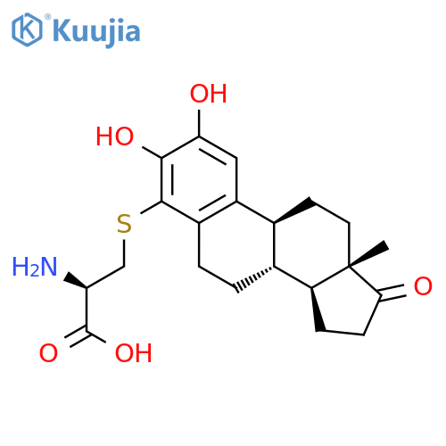 L-CYSTEINE, S-(2,3-DIHYDROXY-17-OXOESTRA-1,3,5(10)-TRIEN-4-YL)- structure