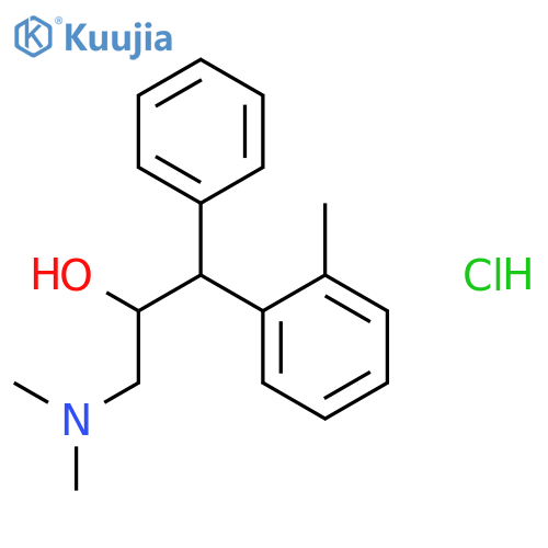 Benzeneethanol, a-[(dimethylamino)methyl]-2-methyl-b-phenyl-,hydrochloride structure