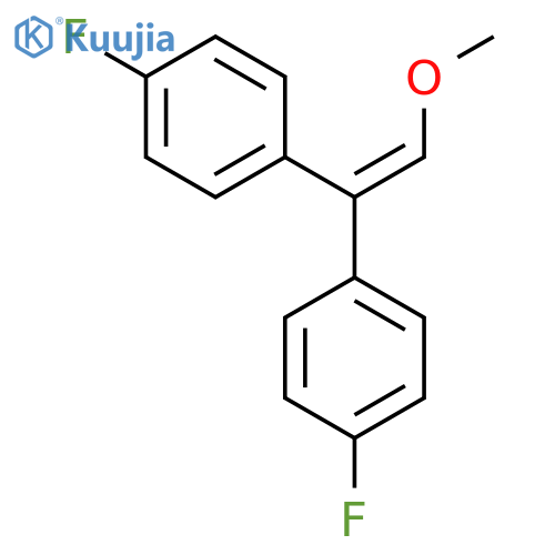 Benzene, 1,1'-(methoxyethenylidene)bis[4-fluoro- structure