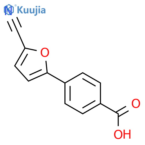 4-(5-Cyanofuran-2-yl)benzoic acid structure