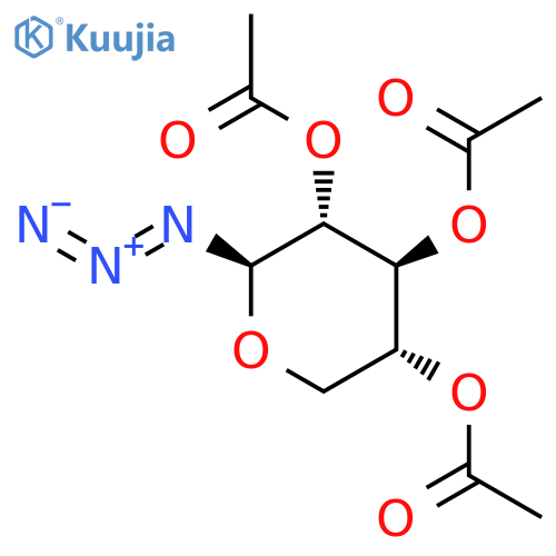 2,3,4-Tri-O-acetyl-b-D-ribopyranosyl azide structure