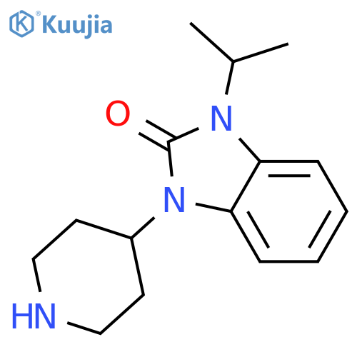 2H-Benzimidazol-2-one, 1,3-dihydro-1-(1-methylethyl)-3-(4-piperidinyl)- structure