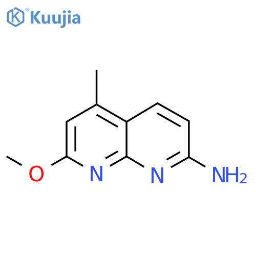 2-Amino-5-methyl-7-methoxy-1,8-naphthyridine structure