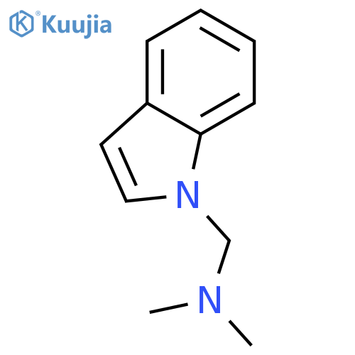 1-indol-1-yl-N,N-dimethyl-methanamine structure