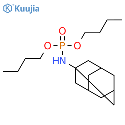 N-dibutoxyphosphoryladamantan-1-amine structure