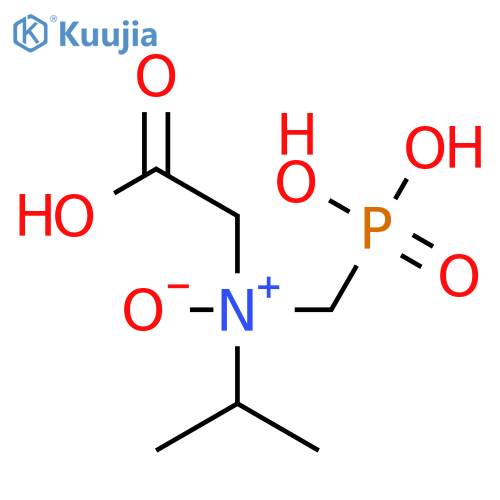 Glycine, N-(1-methylethyl)-N-(phosphonomethyl)-, N-oxide structure
