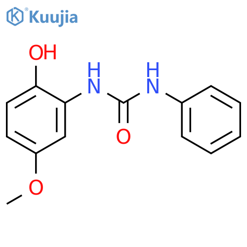UREA, N-(2-HYDROXY-5-METHOXYPHENYL)-N'-PHENYL- structure
