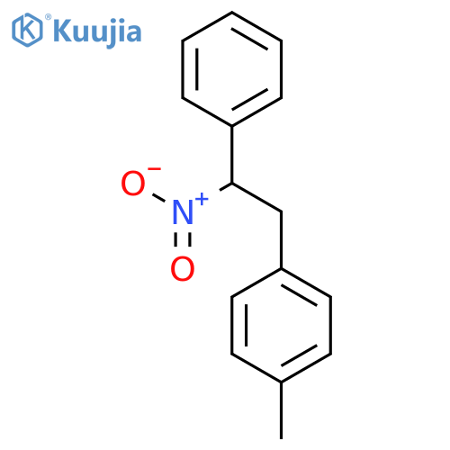 Benzene, 1-methyl-4-(2-nitro-2-phenylethyl)- structure