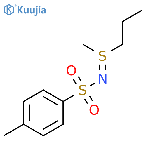 4-methyl-N-[methyl(propyl)-lambda~4~-sulfanylidene]benzenesulfonamide structure